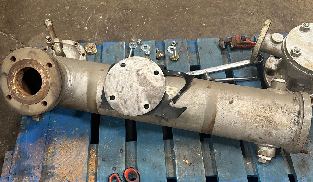 Rebuilt tube and shell heat exchanger